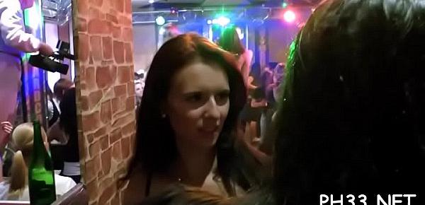 Yong gals drilled after dance
